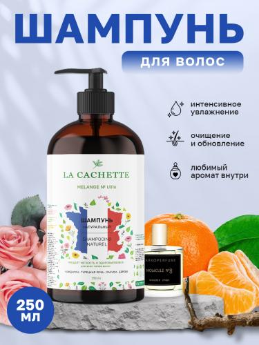 Шампунь для волос увлажняющий U016 по мотивам Molecule No. 8, 250 мл, с дозатором