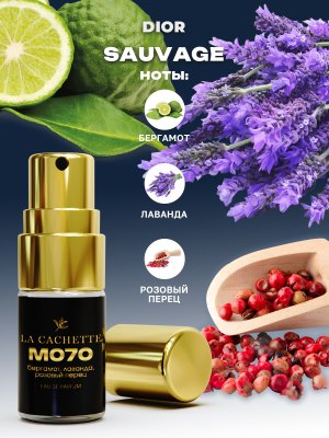 Пробник парфюмерной воды M070 по мотивам Sauvage, 2 мл (Мужской аромат)