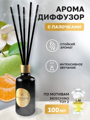 Аромадиффузор с палочками/диффузор La Cachette W035 по мотивам Toy 2, 100 мл