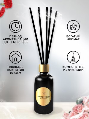 Аромадиффузор с палочками/диффузор M069 по мотивам Egoiste, 100 мл