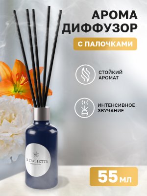 Аромадиффузор интерьерный (ароматизатор) La Cachette селективная серия "Clermont-Ferrand", 55 г