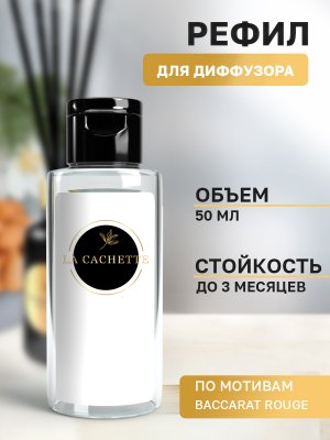 Сменная жидкость для диффузора/рефил U202 Baccarat Rouge 540, 50 мл