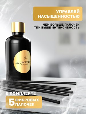 Аромадиффузор с палочками/диффузор U271 по мотивам Santal 33, 55 мл