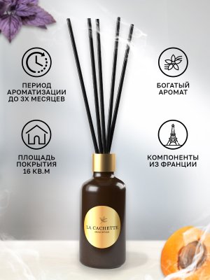 Аромадиффузор интерьерный (ароматизатор) La Cachette селективная серия "Abricot épicé", 55 г