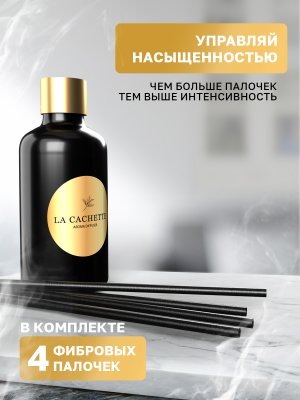 Аромадиффузор с палочками/диффузор La Cachette M107 по мотивам 1 Million, 30 мл