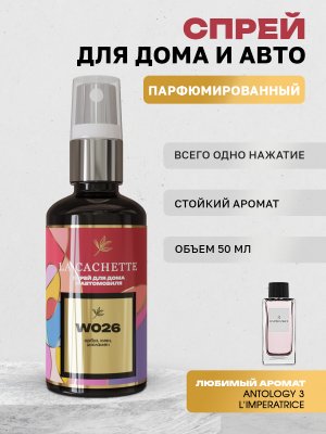 Парфюм для авто и дома W026 по мотивам Antology 3 L'Imperatrice, 50 мл спрей